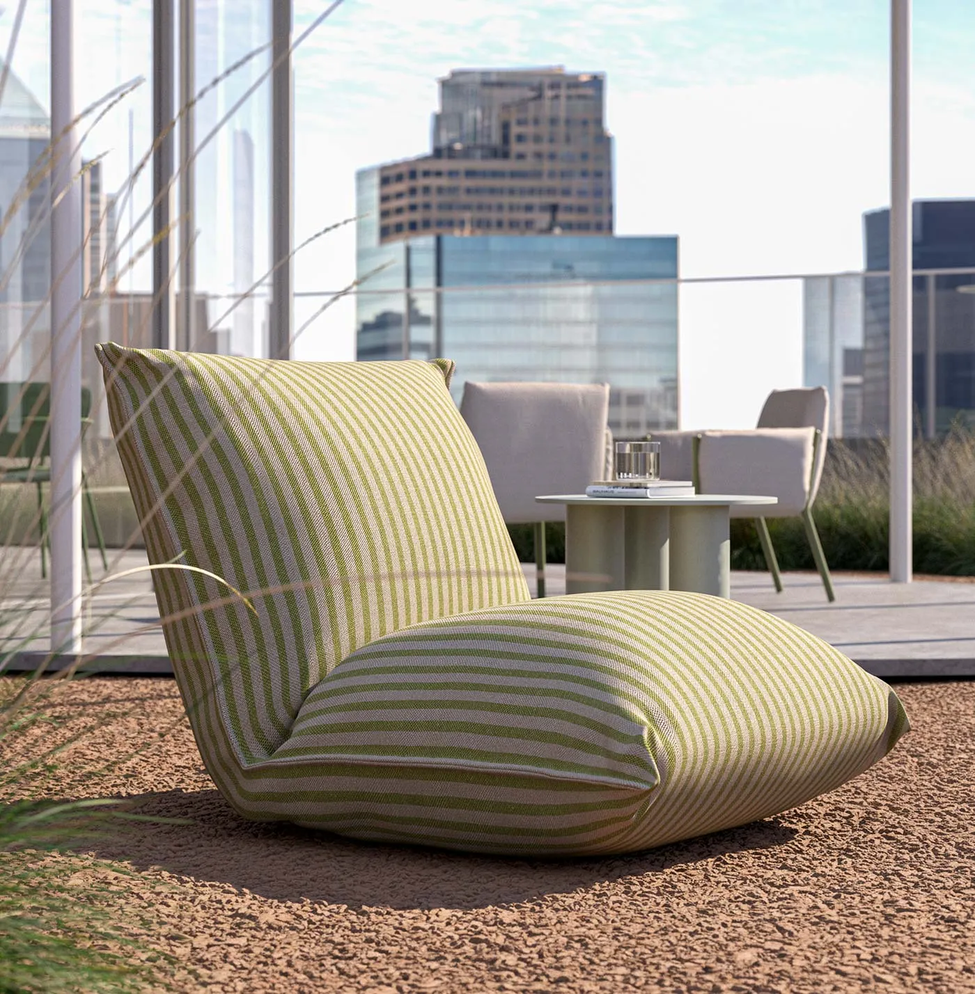 outdoor upholstered collection brezza by s•cab