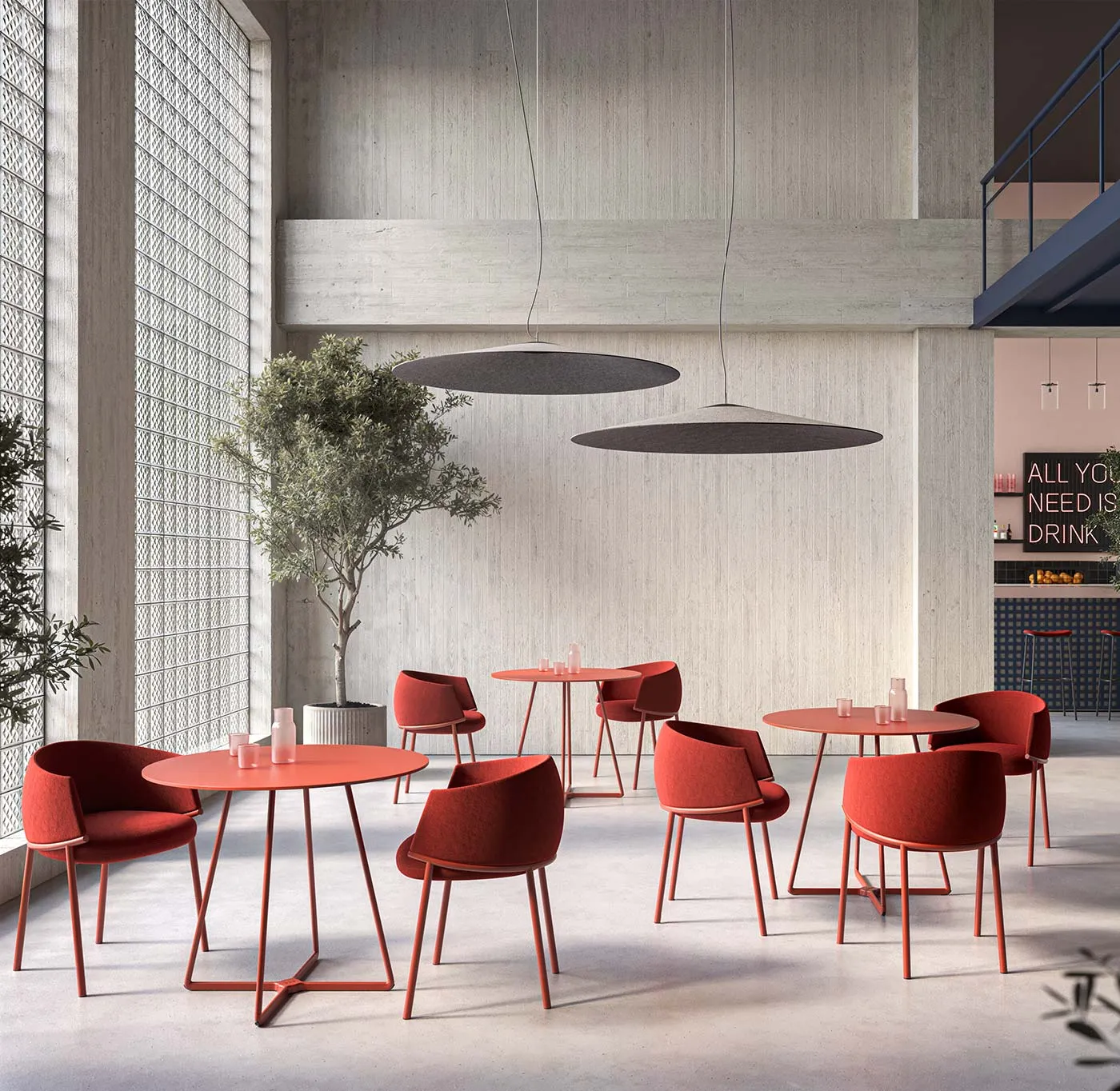 indoor upholstered armchair collection koala by s•cab